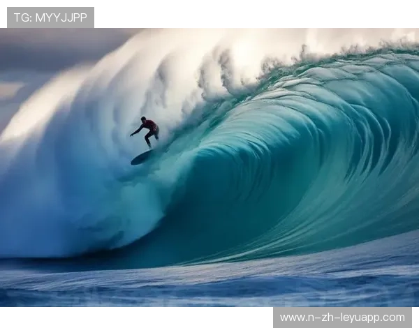 冲浪选手巨浪上完美站立:挑战极限,驾驭大海的力量